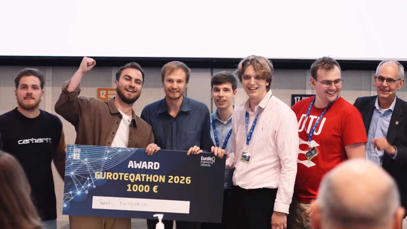 EuroTeQaThon 2026 - video about two DTU teams.