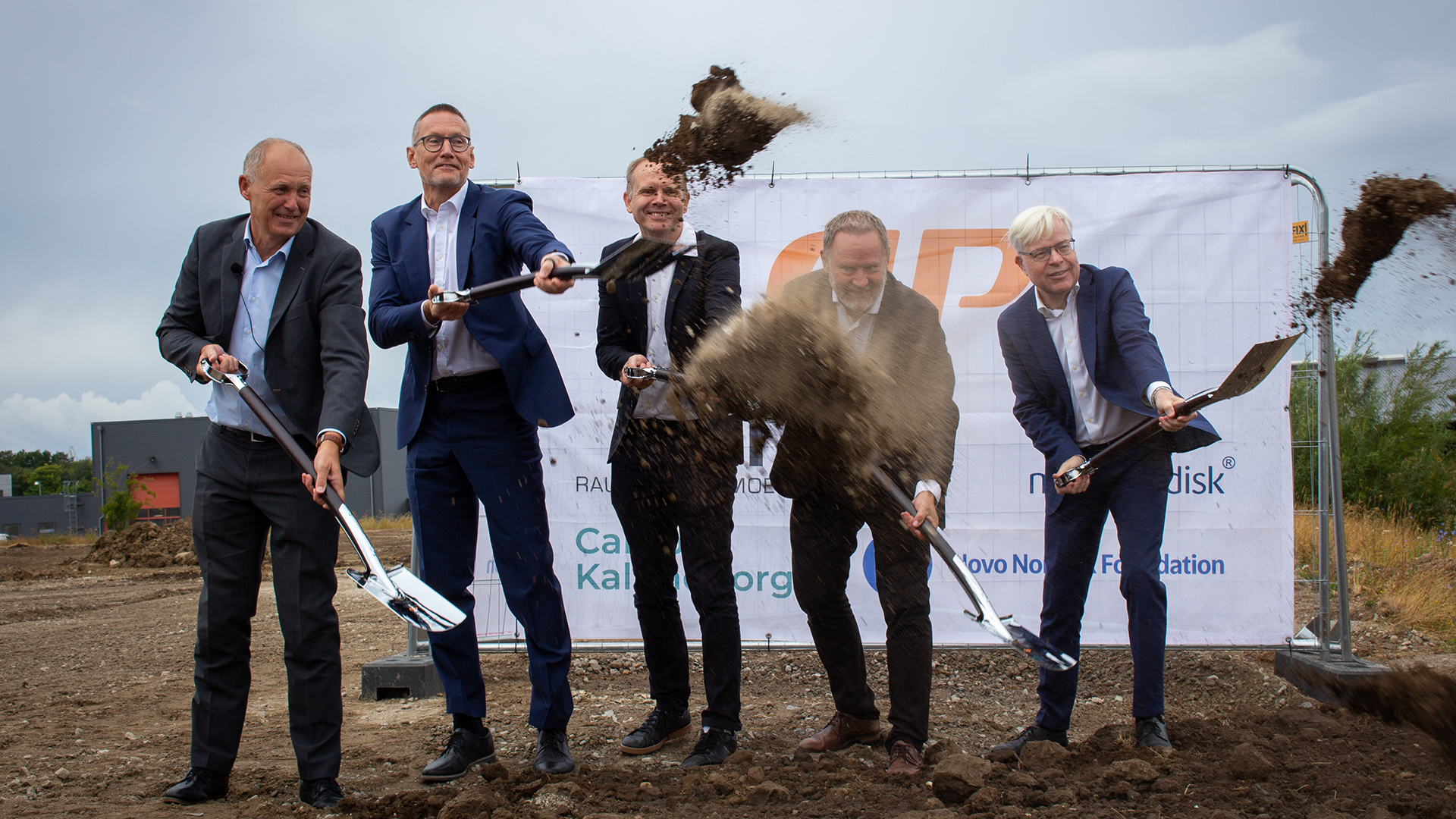 Første spadestik Campus Kalundborg 