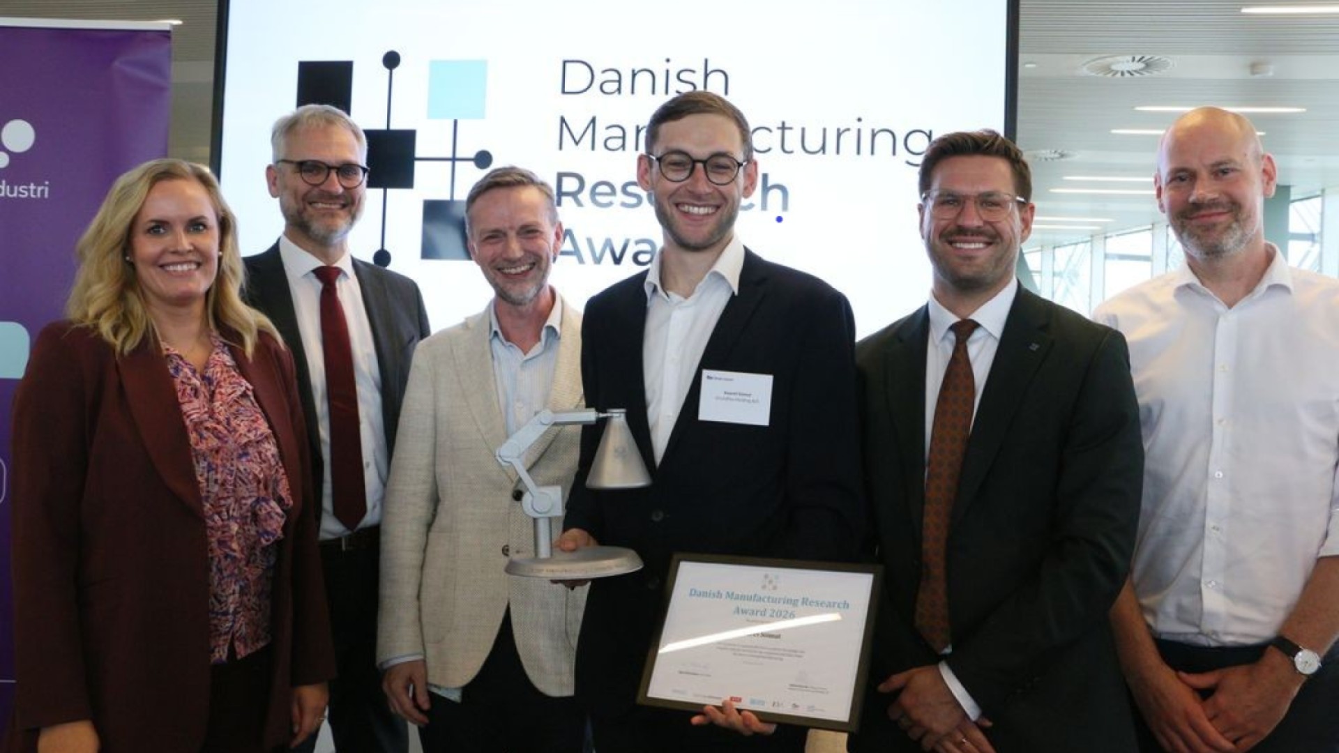 PhD Kaarel Siimut recieves the Danish Manufacturing Research Award 2026
